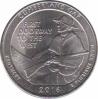  США  25 центов 2016.04.04 [KM# 636] Национальный исторический парк Камберленд-Гэп