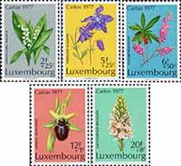 Люксембург  1977 «Каритас. Охраняемые растения»