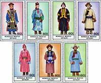 Монголия  1986 «Национальные костюмы»