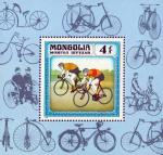 Монголия  1982 «История велосипеда» (блок)