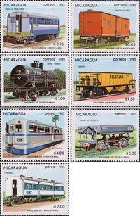 Никарагуа  1983 «Железнодорожные вагоны»