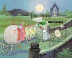 Гренада  1981 «Рождество. Герои мультфильмов Диснея» (блок)