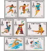 Вьетнам  1980 «XXII летние Олимпийские игры. 1980. Москва. СССР»
