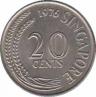  Сингапур  20 центов 1976 [KM# 4] 