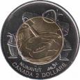  Канада  2 доллара 1999 [KM# 357] Основание Нунавута