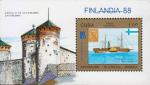 Куба  1988 «Междукародная филателистическая выставка «FINLANDIA 88», Хельсинки» (блок)