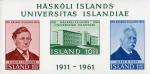 Исландия  1961 «50-летие Исландского университета» (блок)