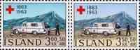 Исландия  1963 «100-летие Международного Красного Крест?»