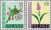 Исландия  1968 «Стандартный выпуск. Цветы»
