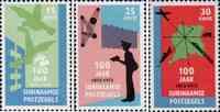 Суринам  1973 «100 лет почтовым маркам Суринама»