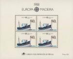 Мадейра  1988 «Европа: Транспорт и коммуникации» (блок)
