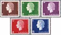 Канада  1962 «Стандартный выпуск. Королева Елизавета II»
