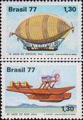 Бразилия  1977 «История авиация»