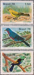 Бразилия  1978 «Охрана природы. Птицы»