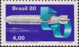 Бразилия  1980 «50-летие прибытия дирижабля LZ 127 «Граф Цеппелин» в Бразилию»