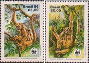 Бразилия  1984 «Всемирный фонд дикой природы. Защита животных Бразилии»