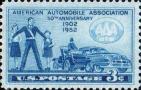 США  1952 «50-летие Американской автомобильной ассоциации»
