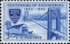 США  1952 «100-летие общеста гражданской инженерии»