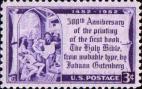 США  1952 «500-летие печати первой Библии Гутенберга»