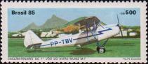 Бразилия  1985 «50-летие со дня первого полета Muniz M-7»