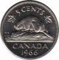  Канада  5 центов 1966 [KM# 60.1] 