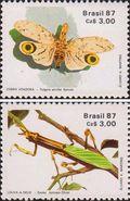 Бразилия  1987 «150 лет Энтомологическому обществу, Сан-Пауло»