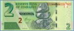 Зимбабве 2 доллара  2016 Pick# 99