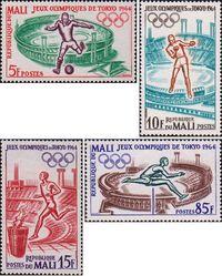 Мали  1964 «XVIII летние Олимпийские игры. 1964. Токио, Япония»
