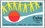 Куба  1973 «На Кубе полиомелит побежден»