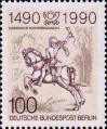 Западный Берлин  1990 «500-летие регулярных европейских почтовых служб»