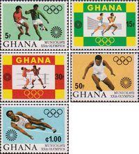 Гана  1972 «XX летние Олимпийские игры. 1972. Мюнхен. ФРГ»