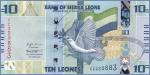 Сьерра-Леоне 10 леоне  2022 Pick# New