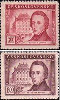 Чехословакия  1949 «100 летие со дня смерти выдающегося польского композитора Фредерика Шопена (1810-1849)»