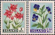 Исландия  1958 «Цветы»