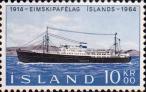 Исландия  1964 «50-летие пароходной ассоциации Исландмм»