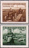 Чехословакия  1951 «Строиительство социализма. Сельское хозяйство»