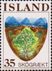 Исландия  1975 «Восстановление леса»