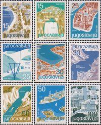Югославия  1962 «Туристические места Югославии»