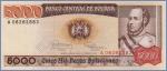 Боливия 5000 песо боливиано  1984 Pick# 168