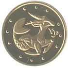 Монета. Украина. 2 гривны. «Козерог» (2007)
