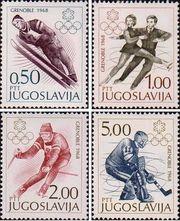 Югославия  1968 «X зимние Олимпийские игры. 1968. Гренобль. Франция»