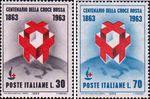 Италия  1963 «100-летие международного движения Красного Креста и Красного Полумесяца»