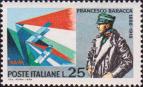 Италия  1968 «50-летие со дня смерти Франческо Баракка»