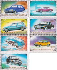 Монголия  1989 «Автомобили»