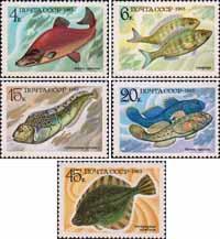 СССР  1983 «Промысловые рыбы»