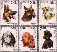 Румыния  1971 «Фауна. Породы собак»