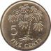  Сейшельские Острова  5 центов 2007 [KM# 47a] 