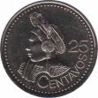  Гватемала  25 сентаво 2000 [KM# 278.6] 