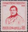 Италия  1968 «100-летие со дня смерти Джоаккино Антонио Россини»