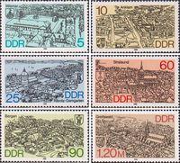 ГДР  1988 «Виды городов»
